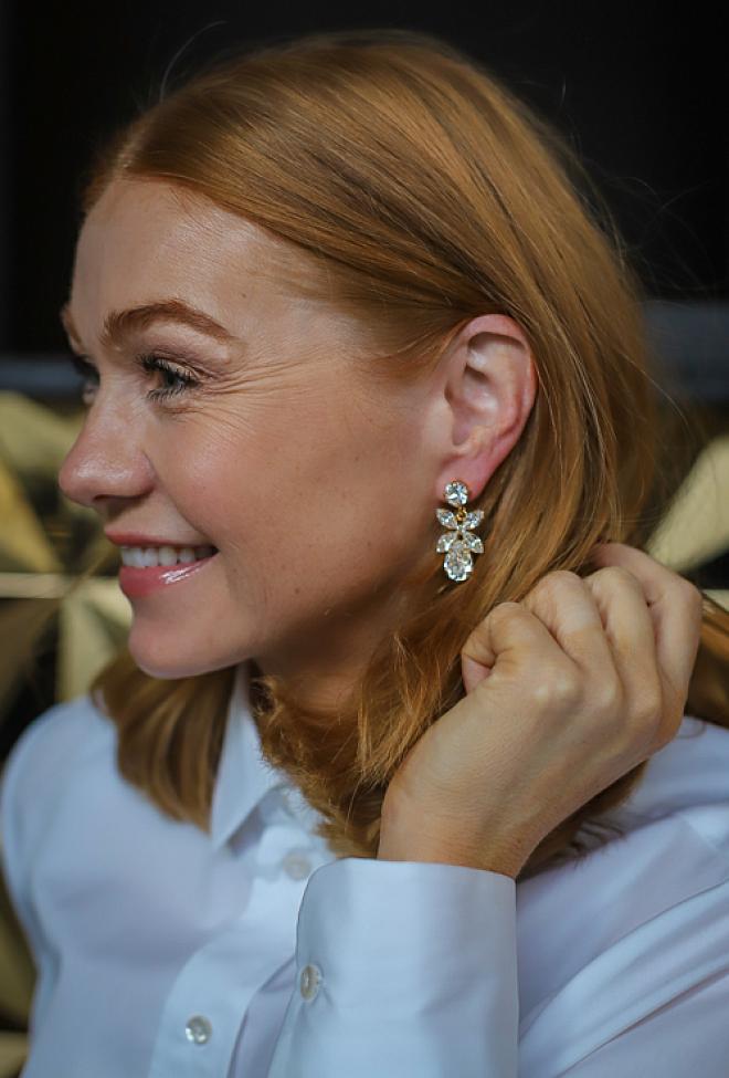 Caroline Svedbom mini dione earring crystal øredobber 3