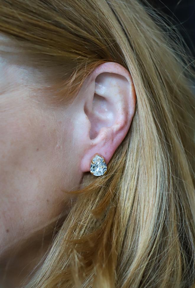 Caroline svedbom mini drop studs earrings øredobber øredobb crystal