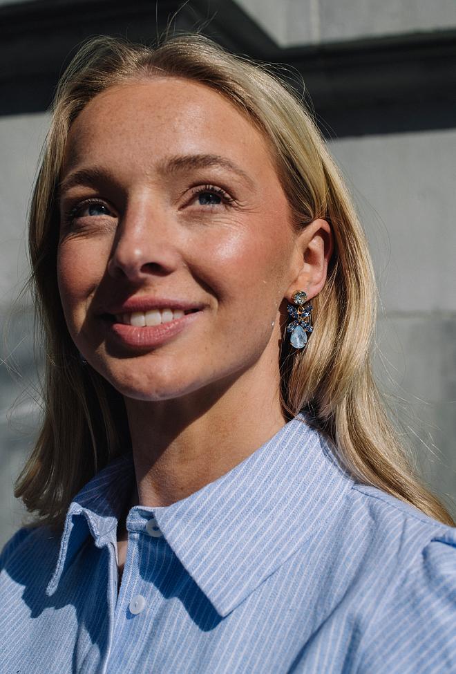 Caroline Svedbom Mini Dione Earrings Gold Sky Ignite 1
