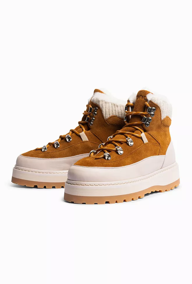 Mono x Ingrid Tag Cap W Cognac Cream vintersko 6