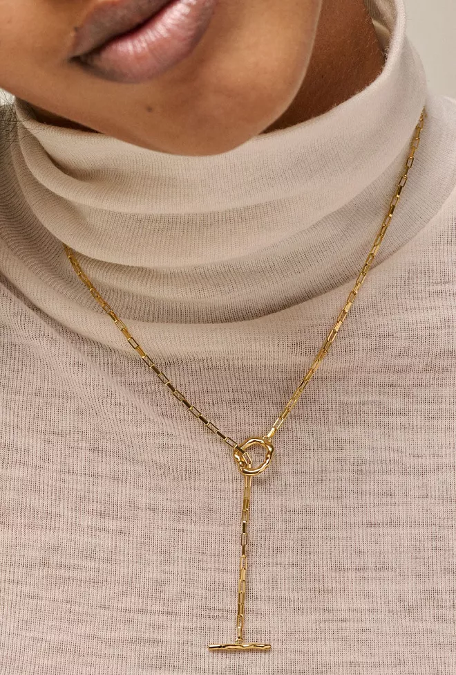 Enamel Copenhagen Noel Necklace Gold smykke