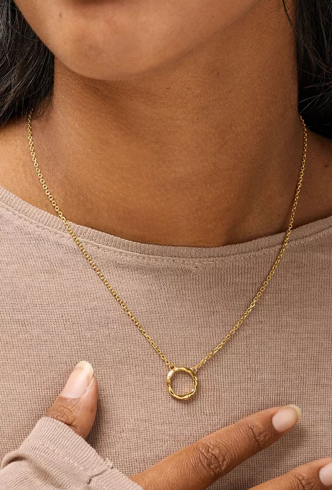 Enamel Copenhagen Treasure Necklace Gold smykke