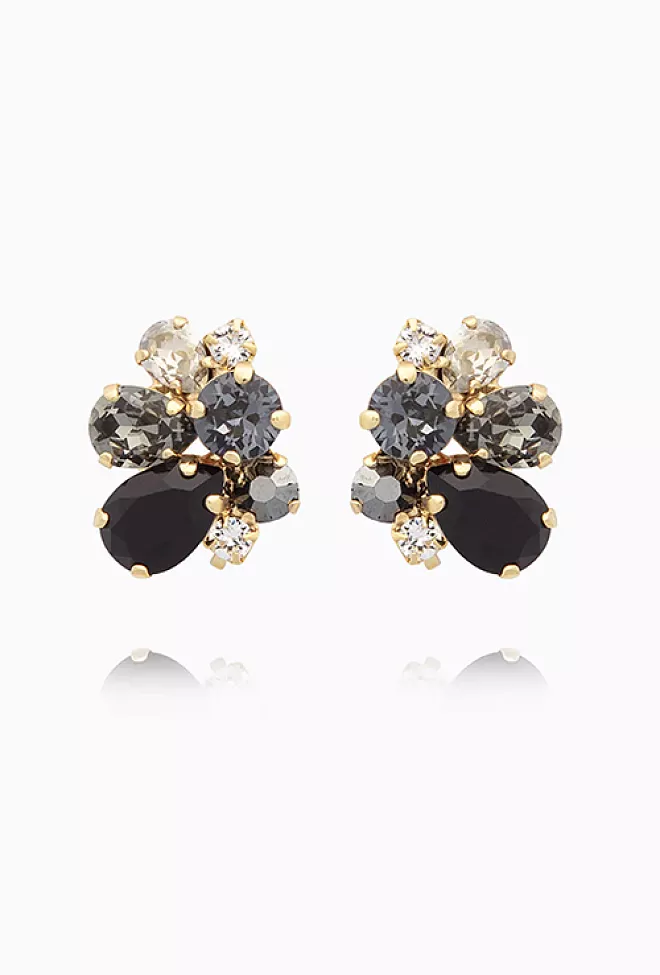 Caroline svedbom katie earrings gold black combo øredobber 2