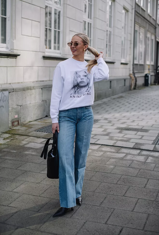 Ramona Sweatshirt Kate Moss White 2