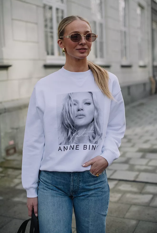 Ramona Sweatshirt Kate Moss White 1