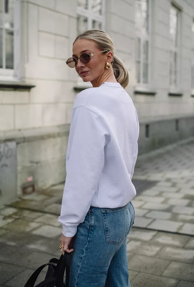 Ramona Sweatshirt Kate Moss White 3