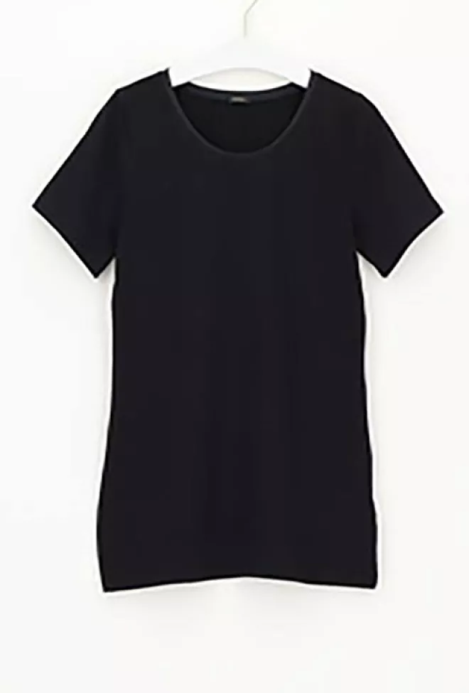 Oroblu Perfect Line Cotton T-Shirt Black t-skjorte
