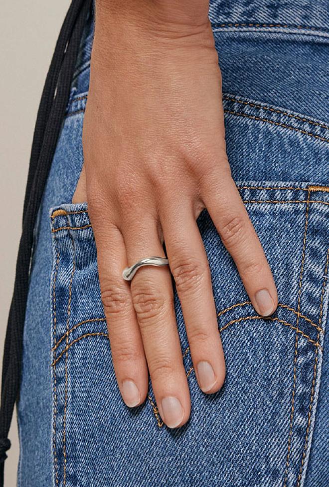 Enamel Copenhagen Agnete Small Ring Silver ring 
