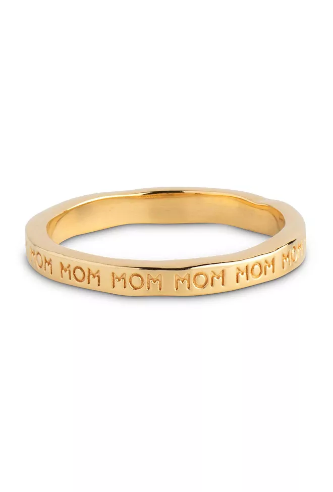 Enamel Copenhagen Mom Ring Gold ring 2