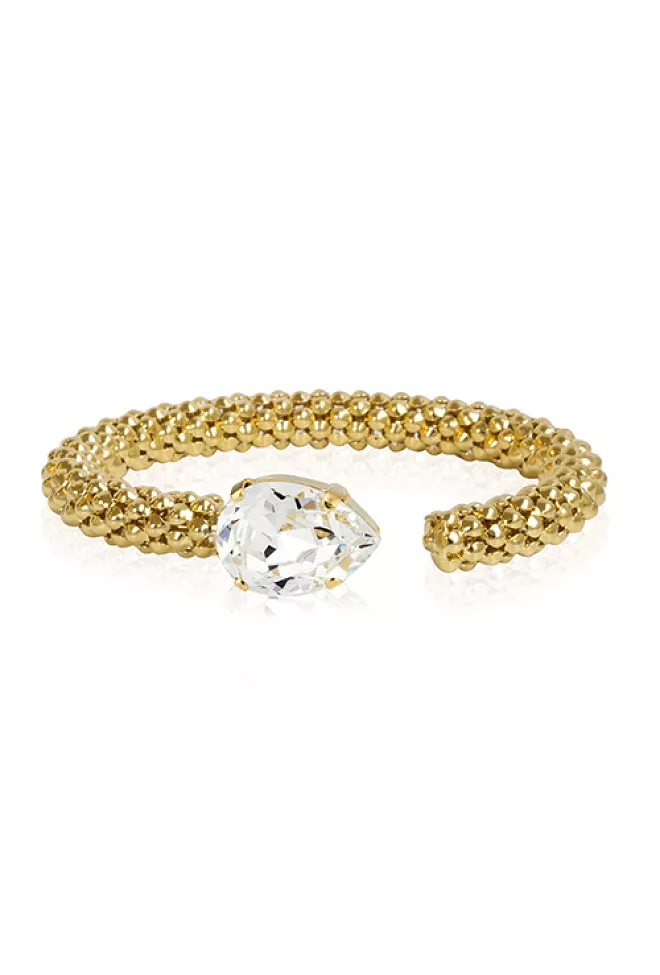 Caroline Svedbom Classic Rope Bracelet Gold Crystal armbånd 3