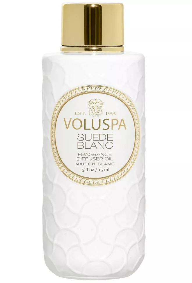 Voluspa Ultrasonic Diffuser Fragrance Oil 15Ml Suede Blanc diffuser 2