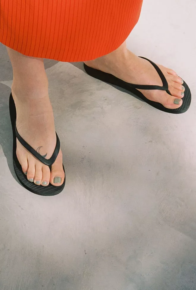Sleepers Slim Flip Flops Black sandaler 2