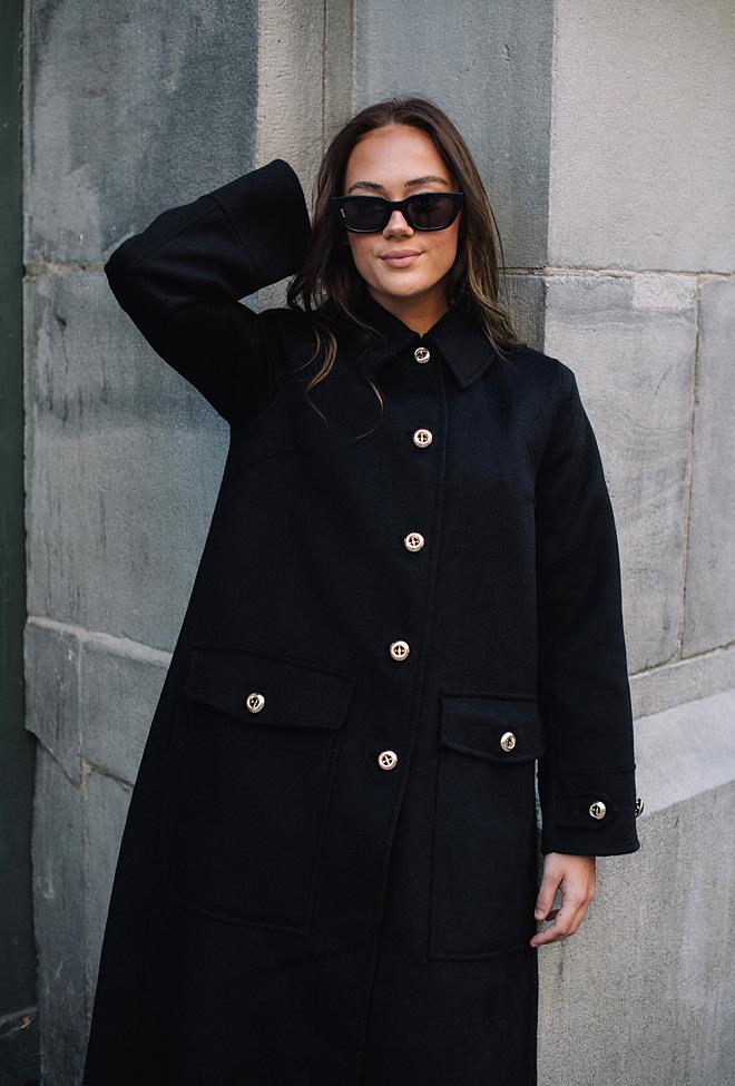 Tailored Coat Black 5