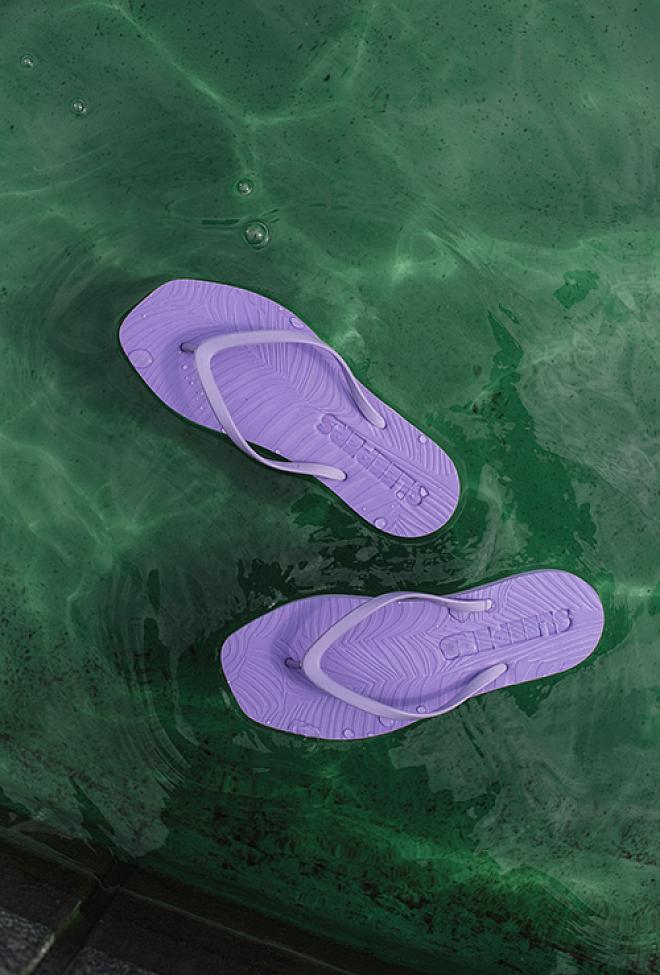 Sleepers Tapered Flip Flops Lavender sandaler