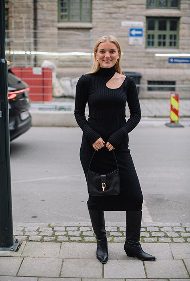 Anine Bing Victoria Dress Black kjole