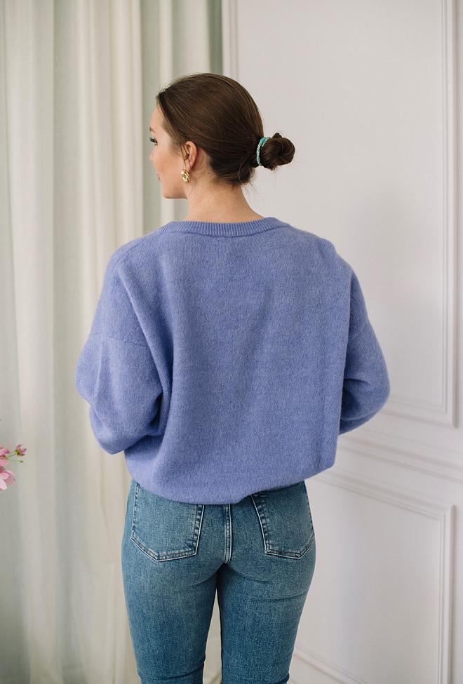 Vitow Sweater Iris Melange 6