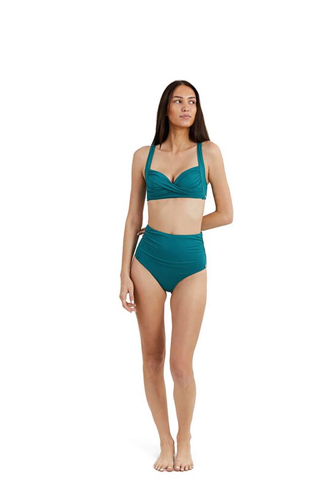 Panos Emporio Medea Solid Top Deep Jungle bikini