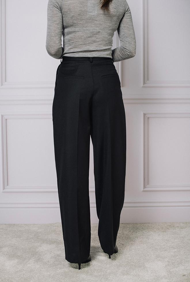 Dagmar Wide Suit Trousers Black 10