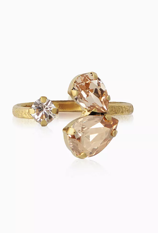 Caroline svedbom Alisia Ring Gold Golden Combo 2