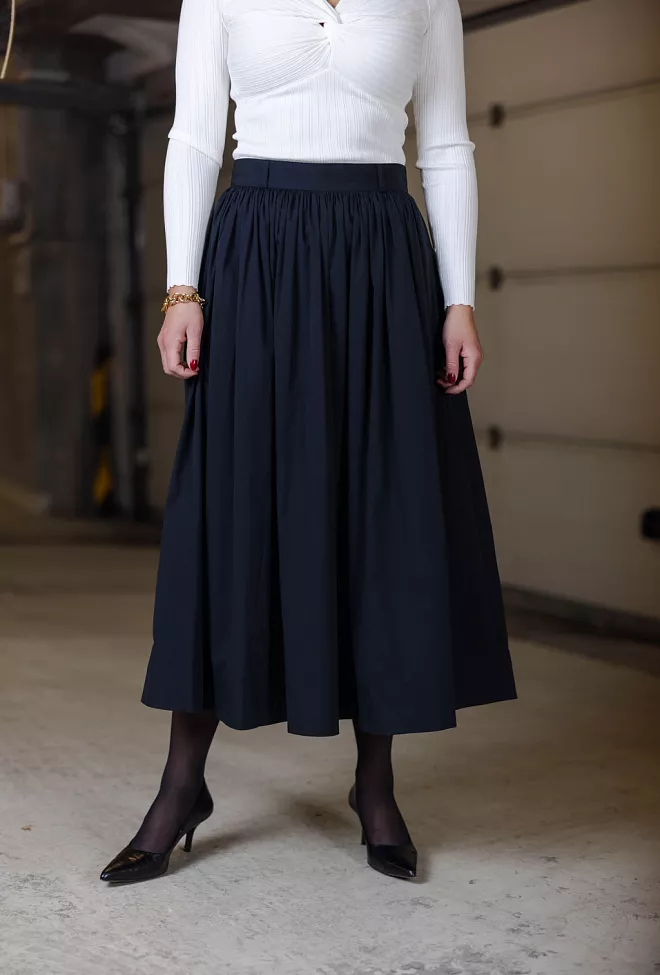 andiata fiia 85 skirt black skjørt