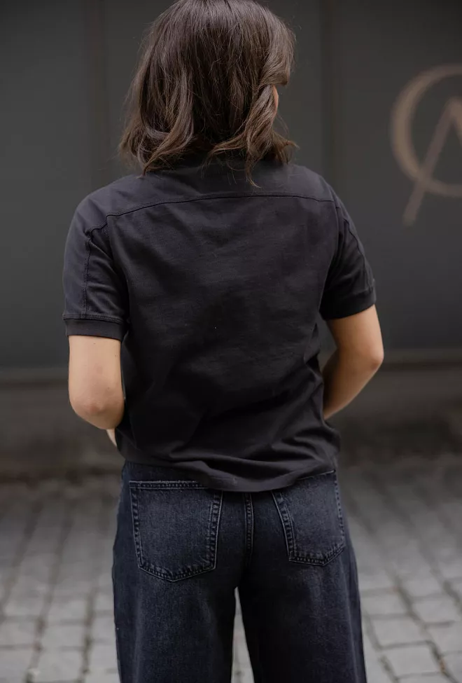Anine Bing Jaylin Tee Bing Vintage Black t-skjorte 7
