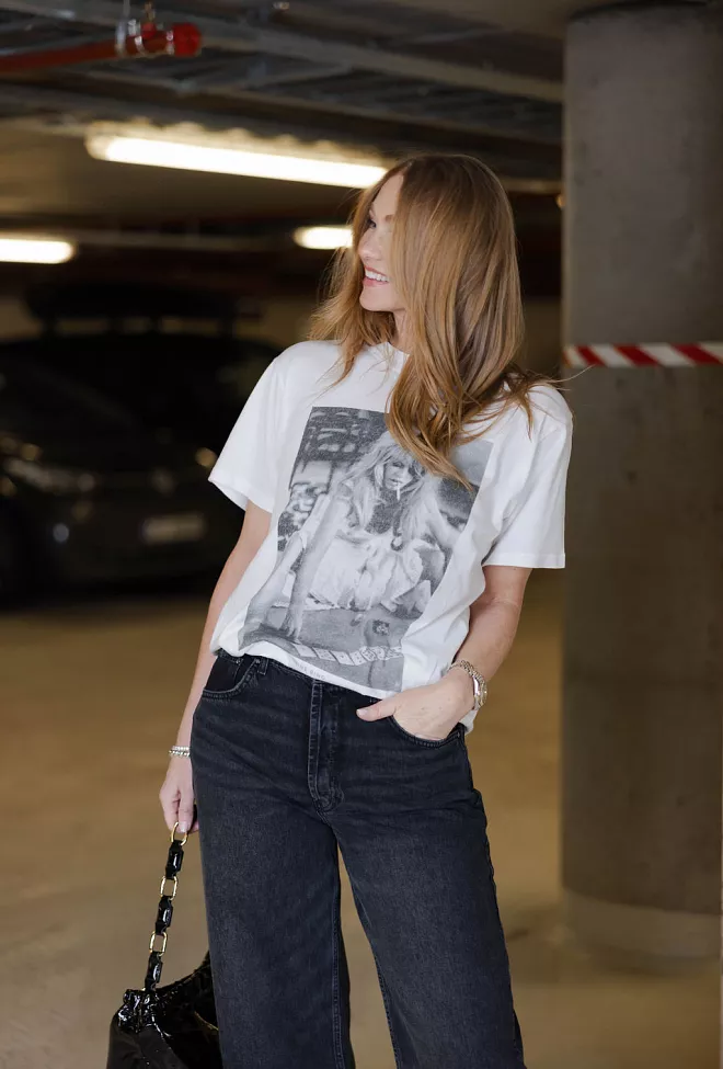 ANINE BING lili tee ab x dk x Brigitte bardot