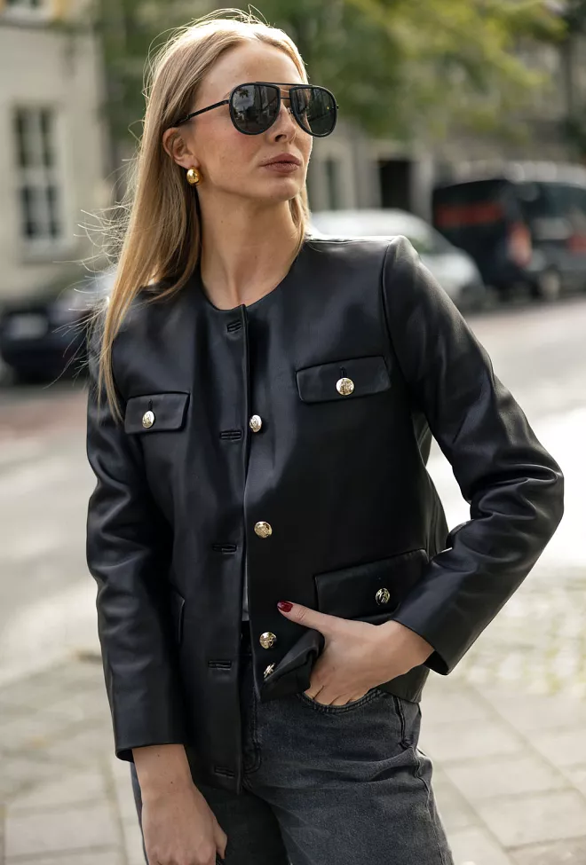 ANINE BING lydia jacket black jakke sort 4