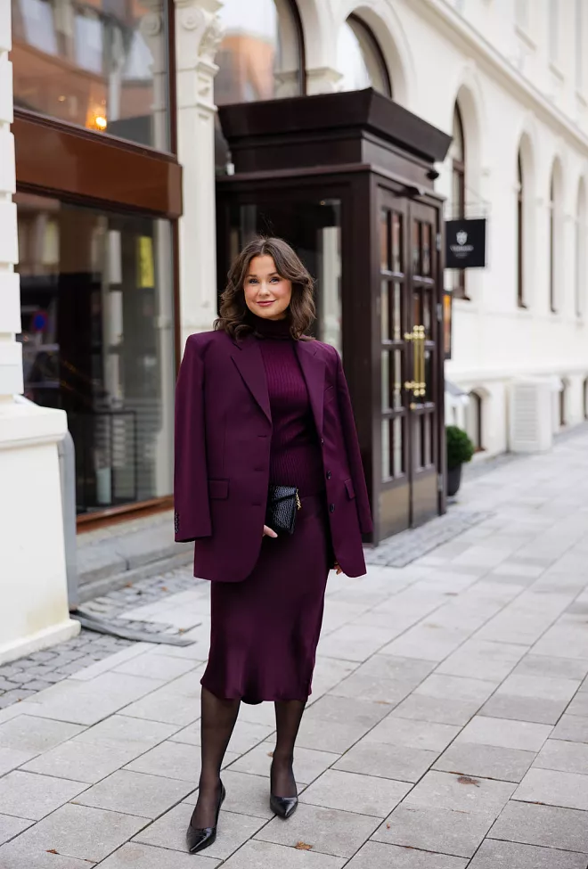 Anine Bing Sara Blazer Bordeux dressjakke 3