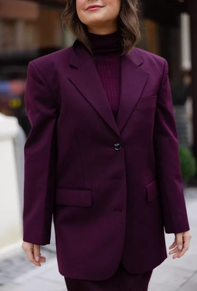 Anine Bing Sara Blazer Bordeux dressjakke 2