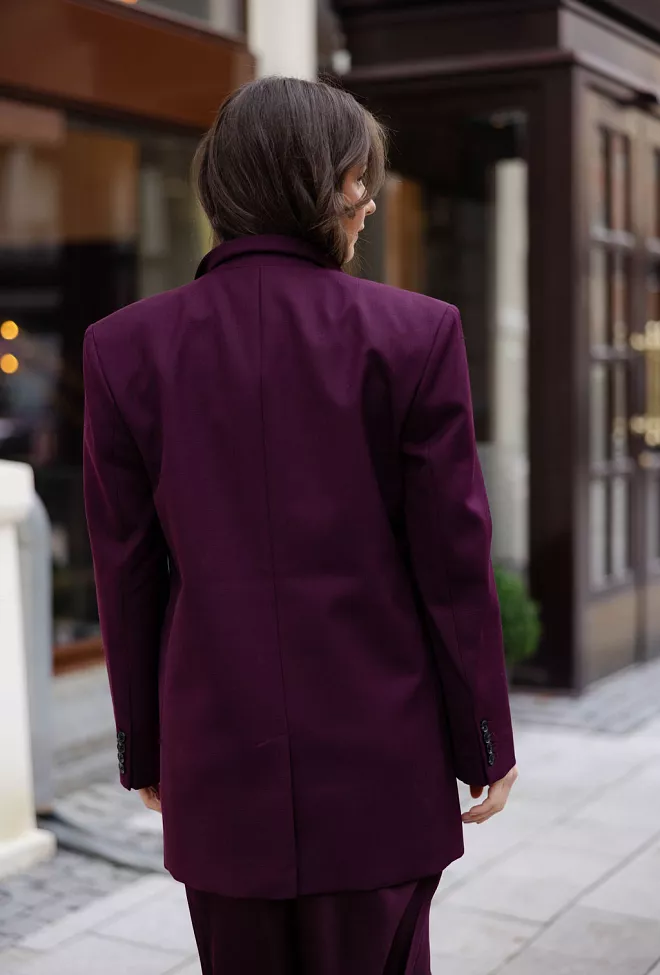 Anine Bing Sara Blazer Bordeux dressjakke 6