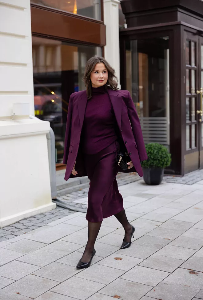 Anine Bing Sara Blazer Bordeux dressjakke 10