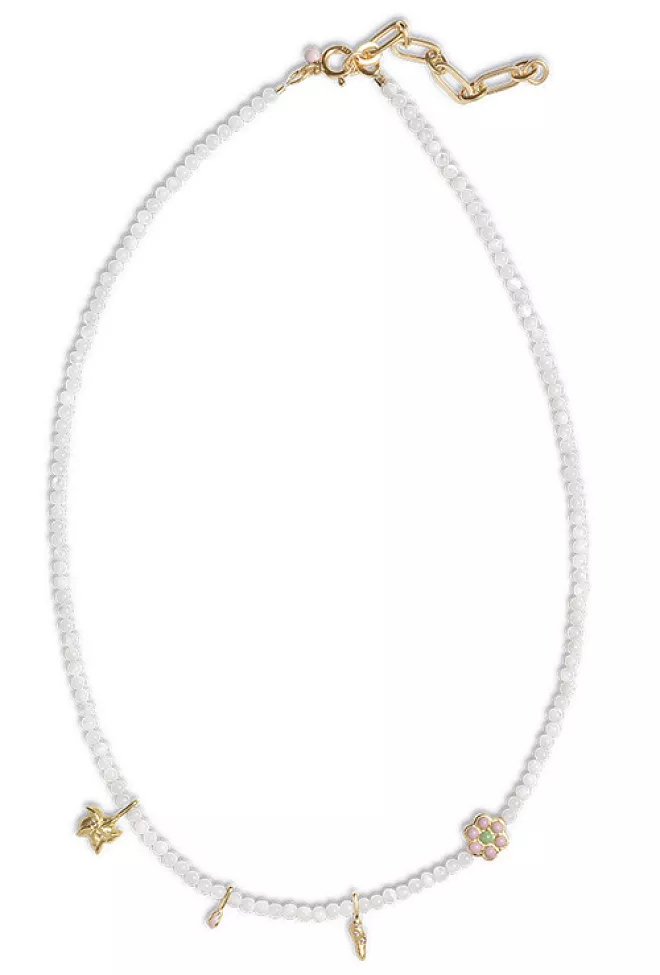Enamel Copenhagen Aruba Necklace Pearl smykke 1