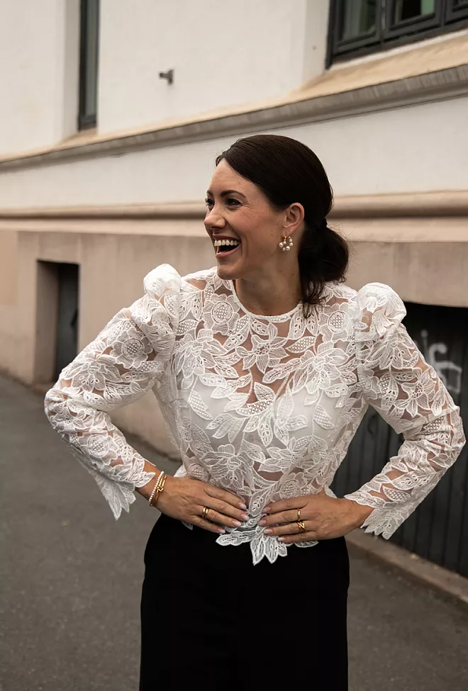 HiiL Studio Beauty Blouse White bluse