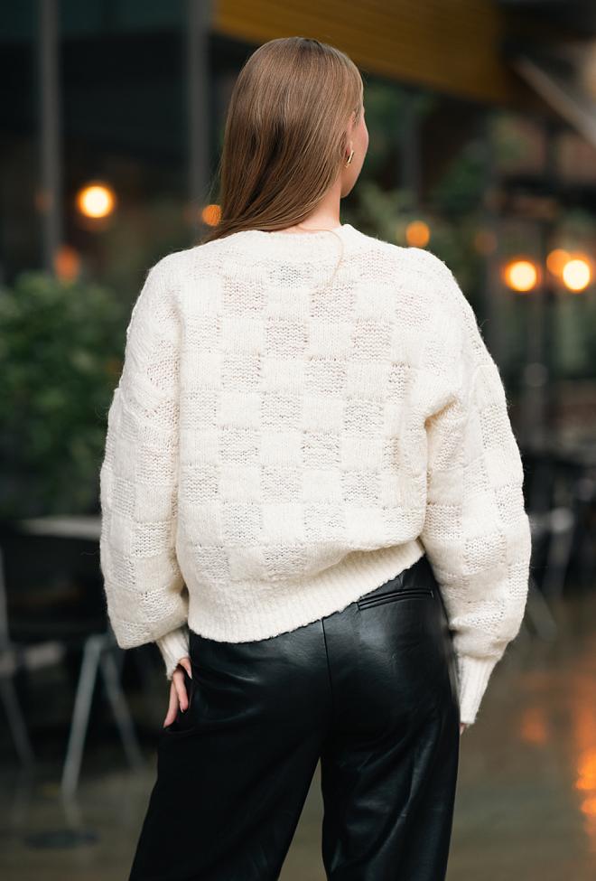Anine Bing Bennett Sweater Ivory genser 6