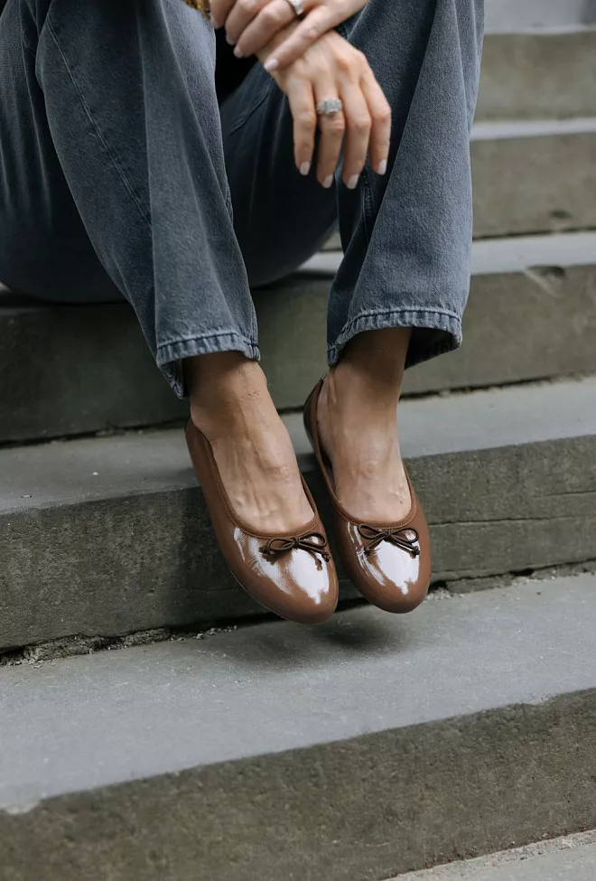 bukela merle ballerina espresso