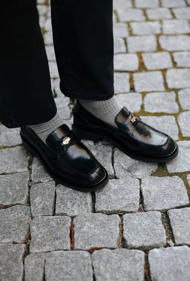 Bukela Patrice Black loafers sko