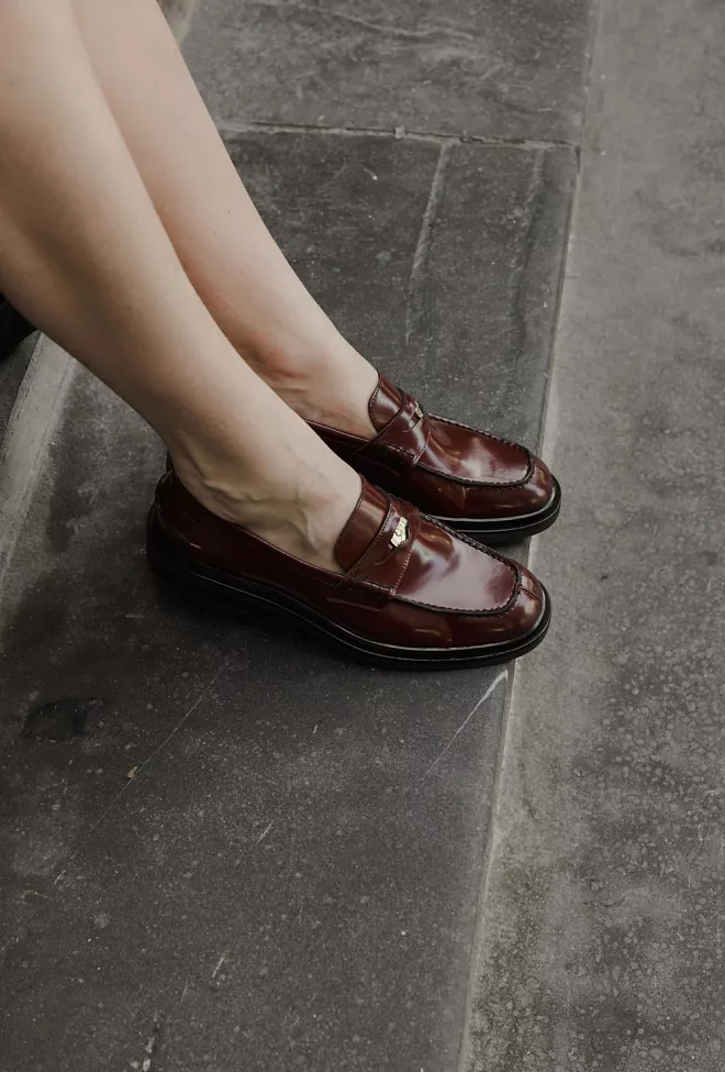 Bukela Patrice Oxblood loafers sko