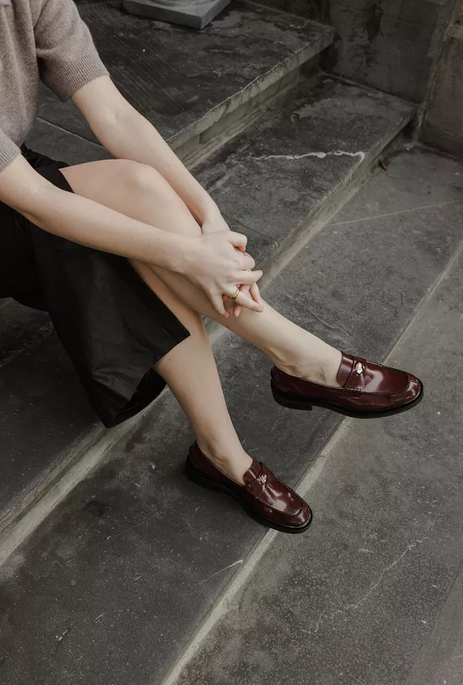 Bukela Patrice Oxblood loafers sko 3