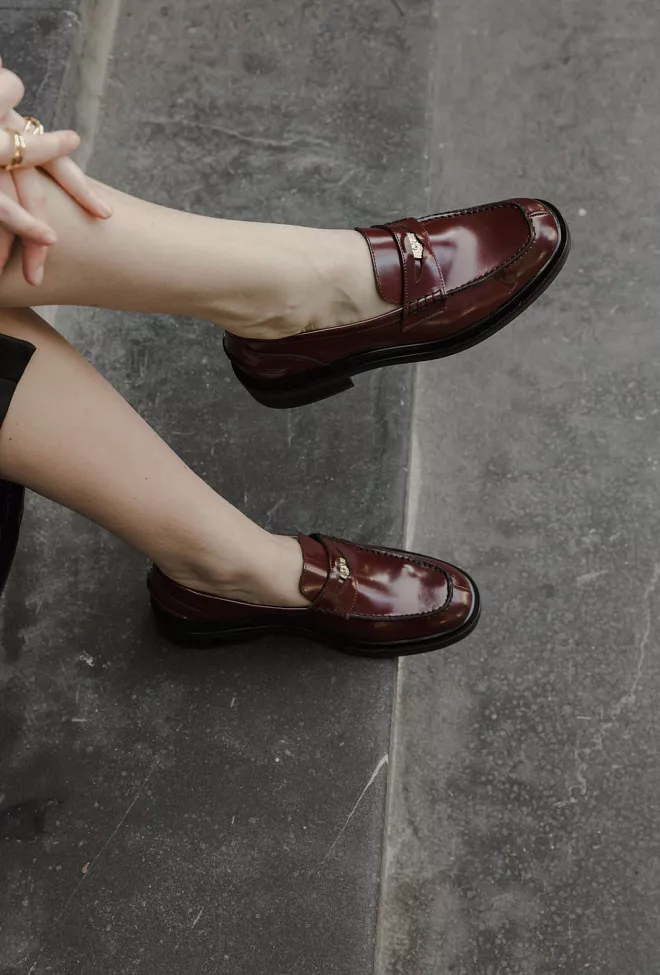 Bukela Patrice Oxblood loafers sko 4