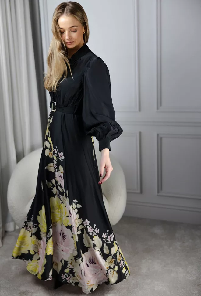 byTiMo Organza Maxi Dress Growing Flowers kjole 10