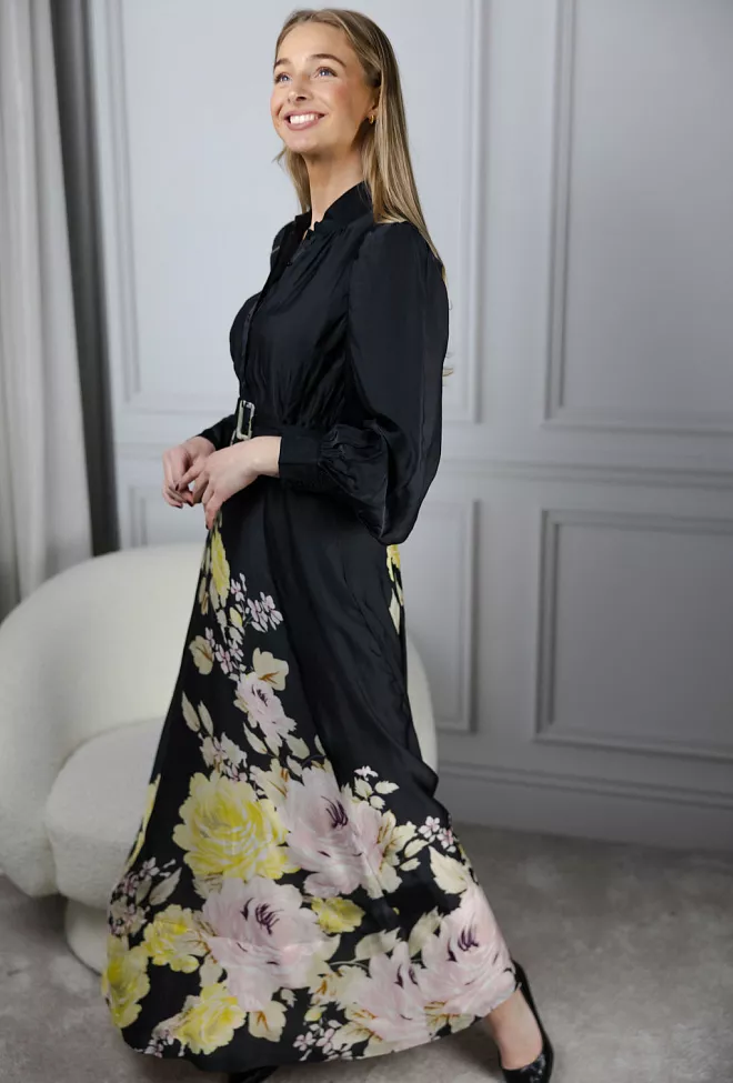 byTiMo Organza Maxi Dress Growing Flowers kjole 2