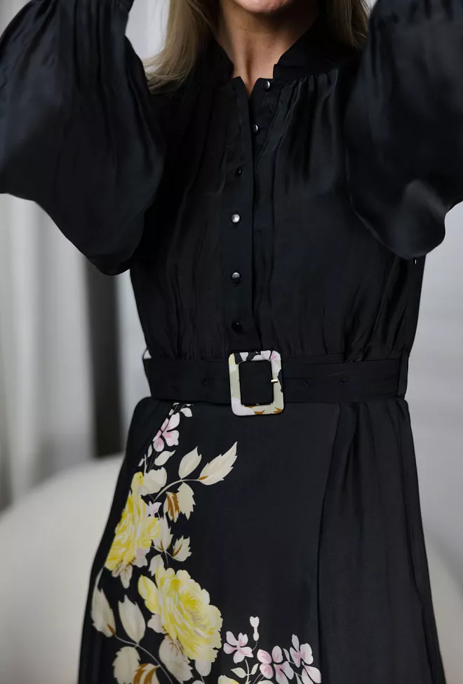 byTiMo Organza Maxi Dress Growing Flowers kjole 8