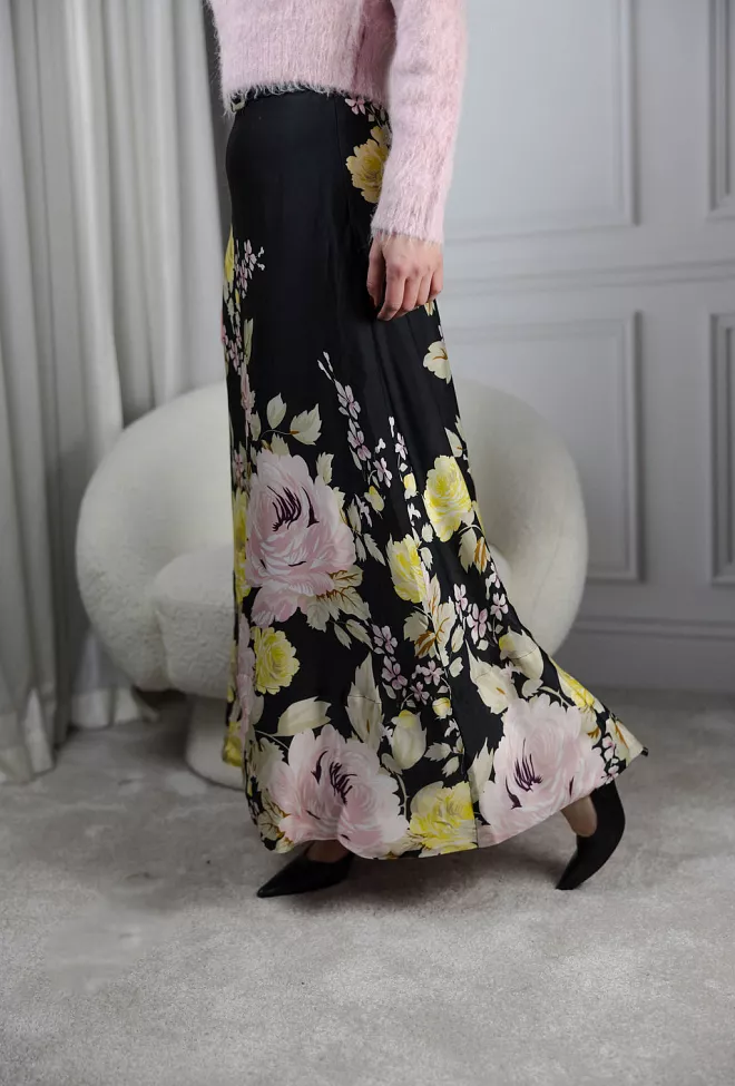 byTiMo Organza Maxi Skirt Growing Flowers skjørt 3