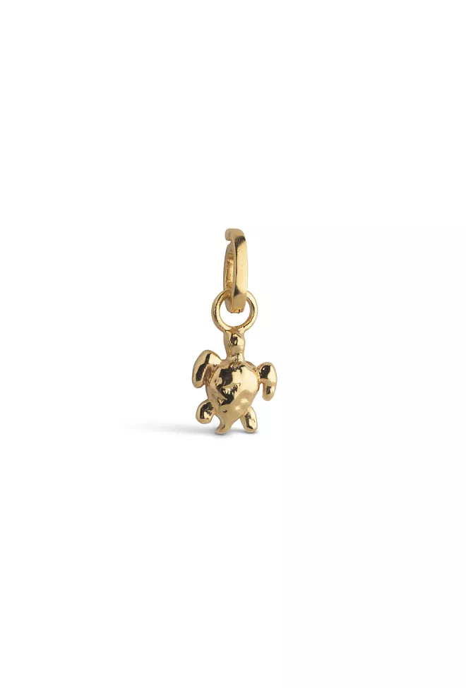 Enamel Copenhagen Calm Turtle Charm Gold Anheng 2