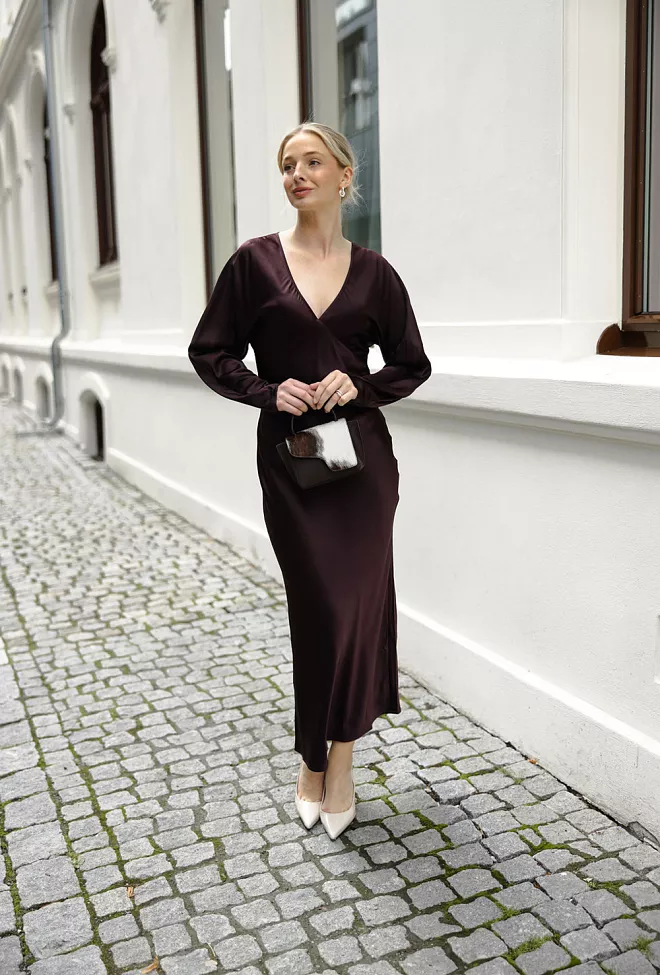 Envelope1976 Carlo Dress Aubergine maxikjole 6