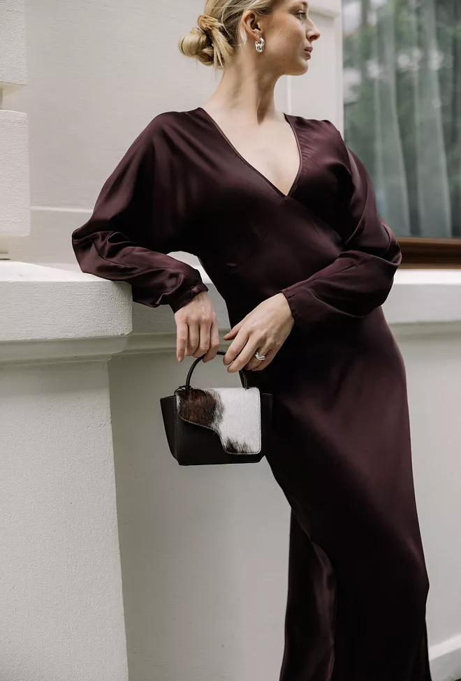 Envelope1976 Carlo Dress Aubergine maxikjole 4