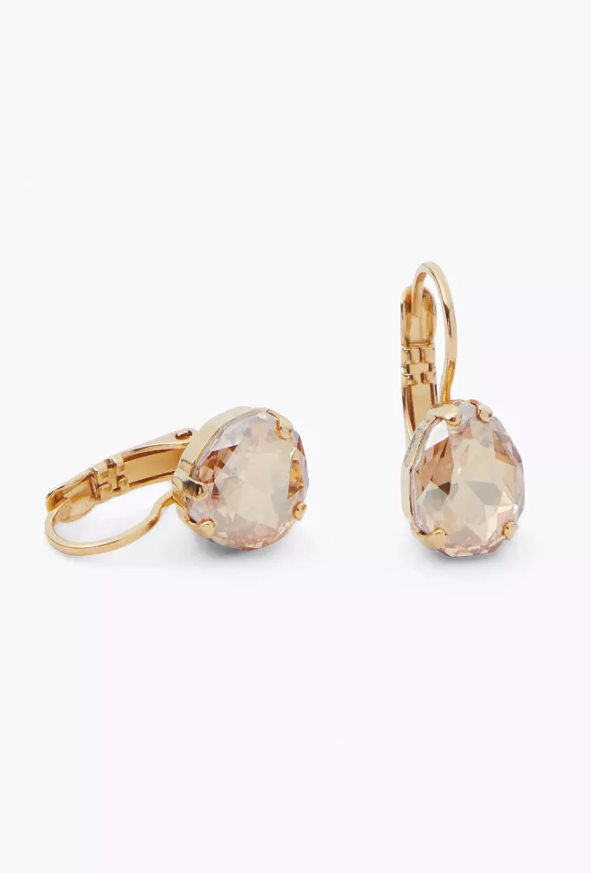 Caroline Svedbom Carlotta Clasp Earrings Gold Golden Shadow øredobber 2
