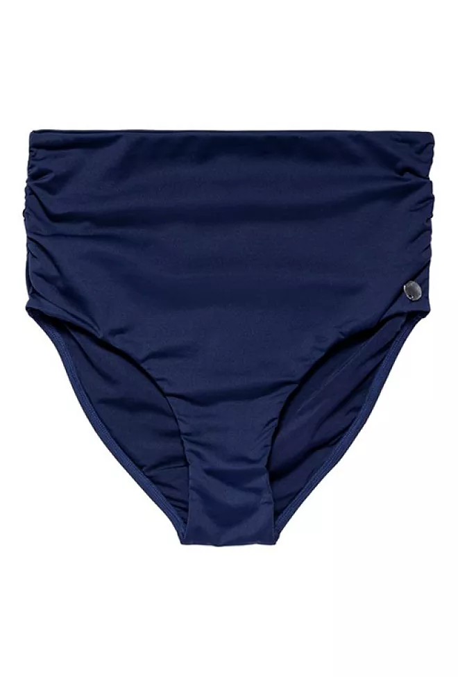 Panos Emporio Chara Solid Bottom Navy Bikinitruse High Waist