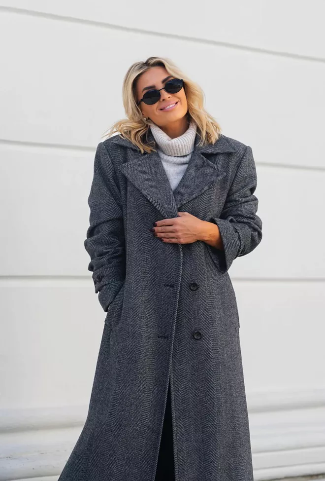 clermonte phoebe coat grey kåpe 2