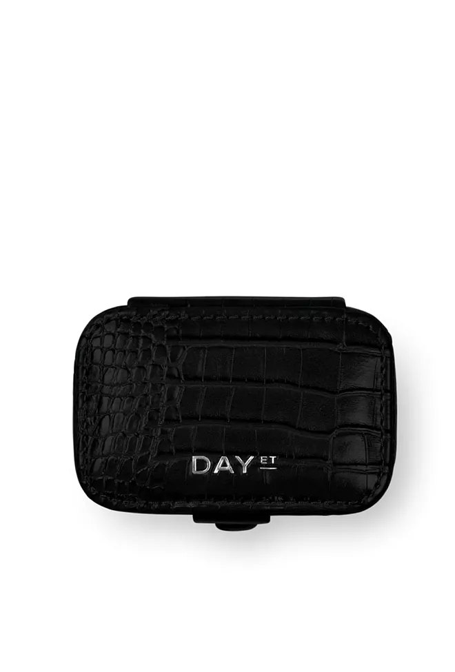 DAY ET Croc Jewelry Box Mini Black smykkeskrin mini 2